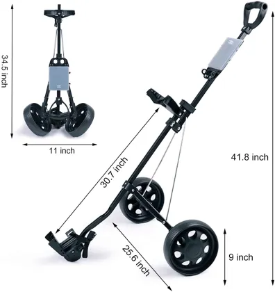Portable Foldable Golf Trolley for Golf Courses