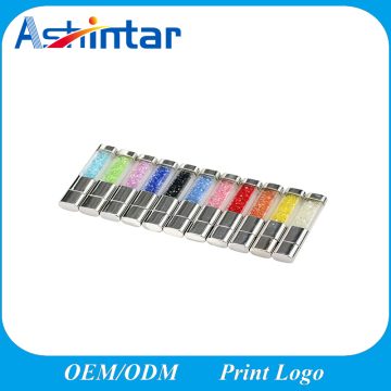 Waterproof Mini USB Memory Metal USB Flash Drive Crystal USB Stick