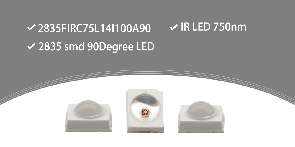 2835 Smd Led 750nm Led With A Lens Jpg