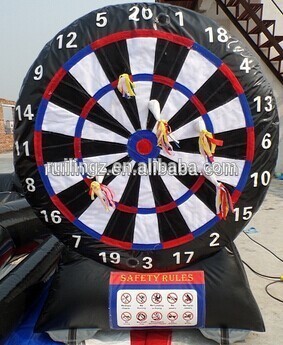 outdoor cheap inflatable kids dart board