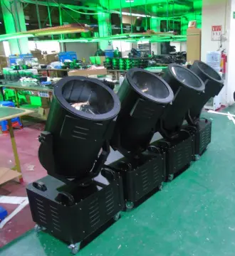 High Power Single Head Outdoor Color Sky Tracker Searchlight 1KW-7KW