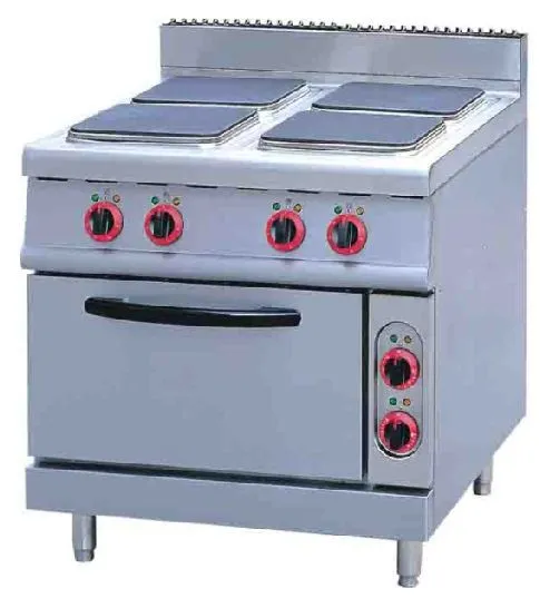 Electric 4 plate cooker w/ electric oven