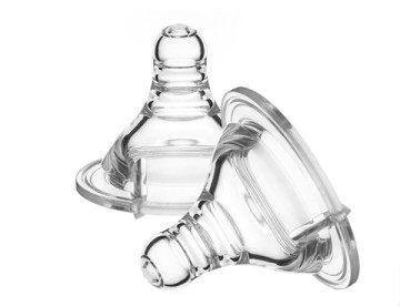 Wholesales custom food grade Silicone Baby Milk Bottle Nipple Wide Caliber Nipple