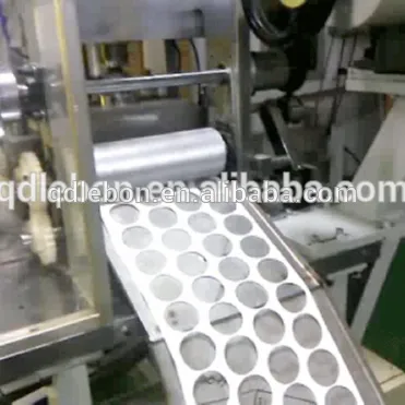 High quality round shape cotton pad machine for cosmetic makeup