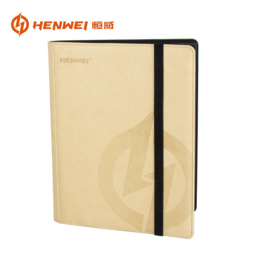 HengWei Logo rubber PU Material card album