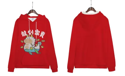 Chinese Style Cartoon Dragon Hoodies for Boys