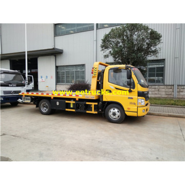 Foton 4 Ton Flatbed Car Towing Trucks