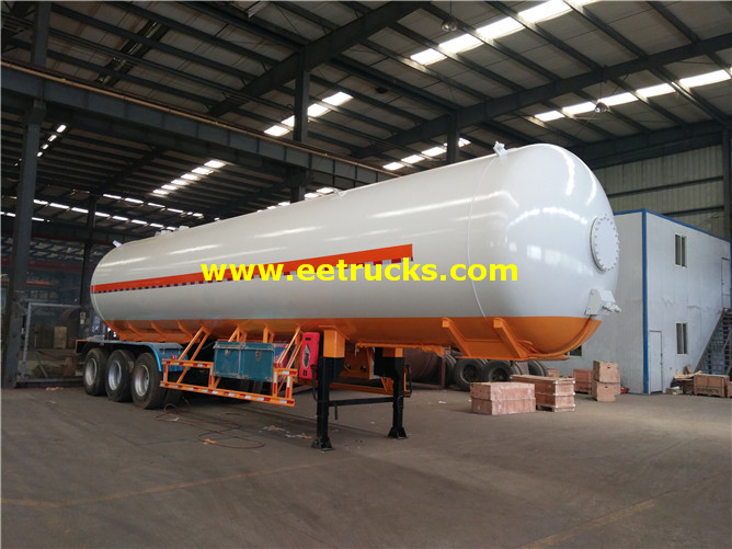 56000 Liters LPG Delivery Trailer Tankers