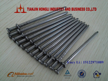 bright duplex /two head nails(tianjin FACTORY)