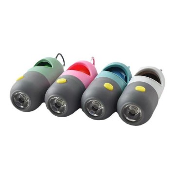 LED El Flashlight Köpek kaka torbası tutucu - Çok fonksiyonlu evcil hayvan tedariki