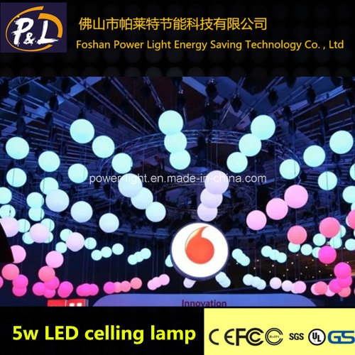 Più nuovo disegno illuminati RGB LED sfera LED soffitto lampada rotonda