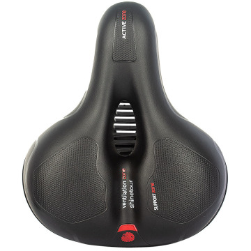 PU Mountain Bicycle Saddle - Oversize, Waterproof, Shock Absorption Bike Seat