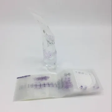 BPA free plastic breast milk storage bag and pouch