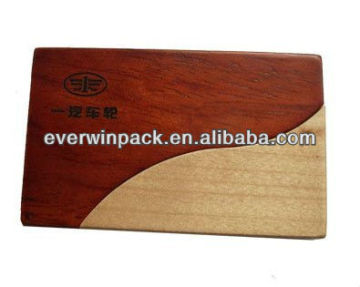 American luxury wooden business card box