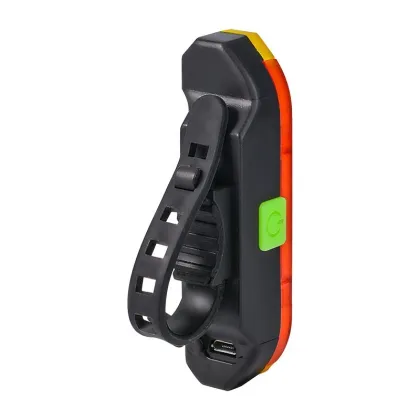 USB Portable Rechargeable Bicycle Tail Light for Night Riding Safety