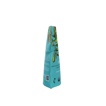 Custom Heat Seal Embossing Energy Tea Packaging