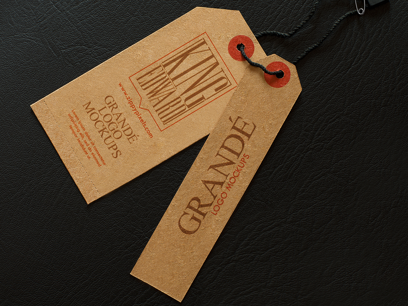 Clothing label hang tag