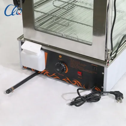 Fast Pizza Glass Food Warmer Showcase Display