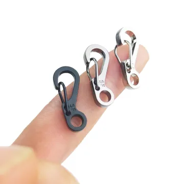 Lightweight Aluminum EDC Bag Tag Hanger with Carabiner