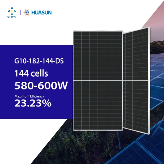 High-Power HUASUN Monocrystalline Solar Panels: 580W to 600W Dual Glass Photovoltaic Panels for Residential Use