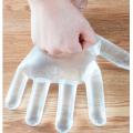 Los alimentos usan guantes de PE desechables