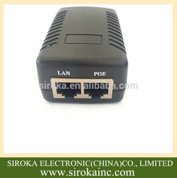 24V 1A POE AC Power Adapter US wall plug AC travel adapter with CE ROHS FCC certificate