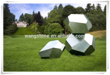 Stone Shape Stainless Steel Sculpture