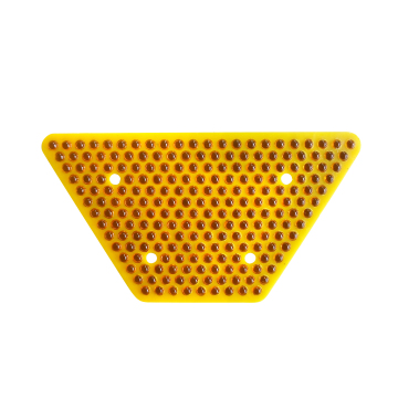 Plastic Panel with Crystal Beads Guardrail Barrier Reflector