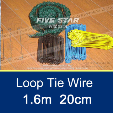 1.6mm pvc coated Loop Tie Wire