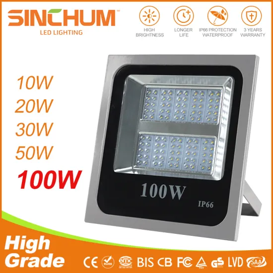 100W ip66 waterproof high power high lumen high quality led flood light