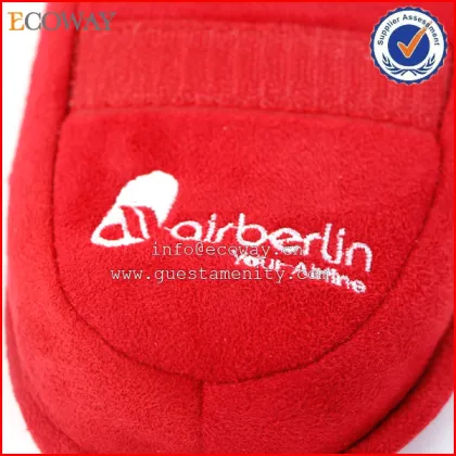 Luxury cotton airplane slippers/folding travel slippers/airline slippers