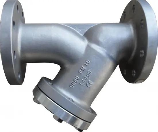 DIN 1.4408 Casted Y Type Strainer
