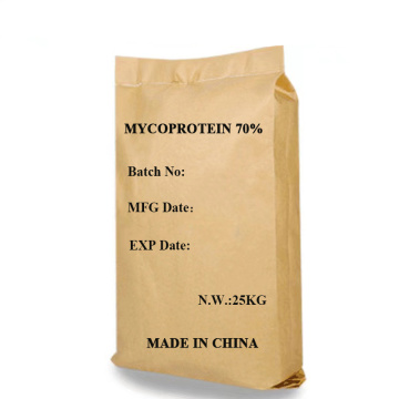 Single Cell Protein Mycoprotein 70% Mycoprotein MSG 70% For Aquaculture Feed Rapid Weight Manufactory