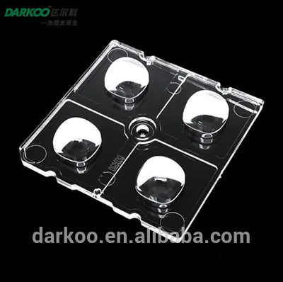 New Nichia high power transparent led Industrial lamp lens DK5050-4H1-60X60-2