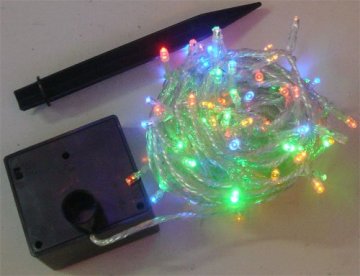 Christmas White 12M 100 LED Solar String Garden Fairy Lights Party Outdoor Light