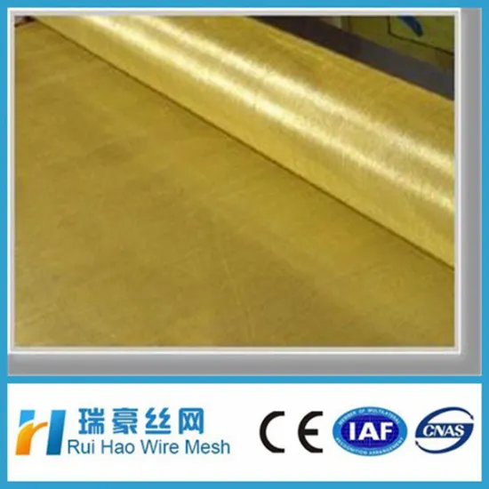 brass woven wire mesh for architectural