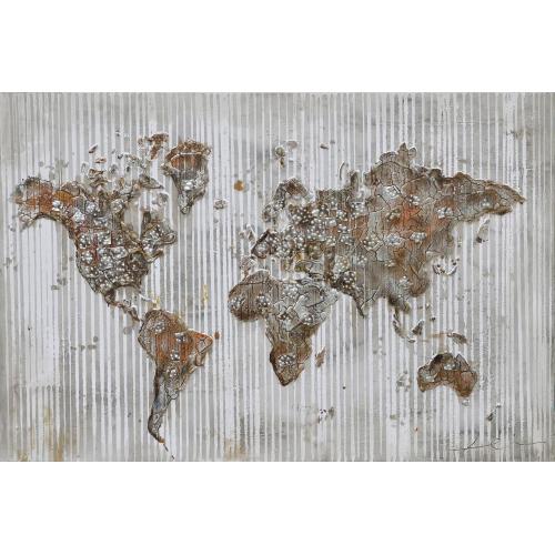 World Map Wall Art Home Decor