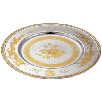 Round plate