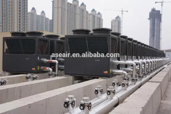 central air heat pump for central house heating