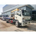 SINOTRUCK HOWO Flatbed Truck With 3.2T XCMG Crane