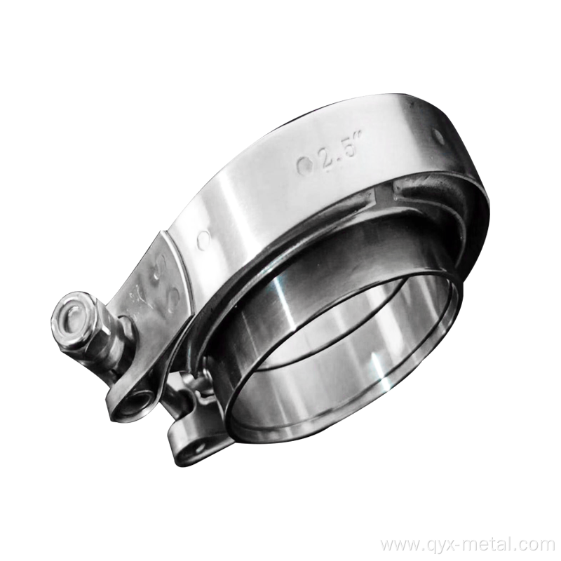 titanium tube clamp for auto exhaust system pipe