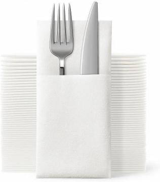 Eingebaute Bestecktaschen-Serviettenpapier
