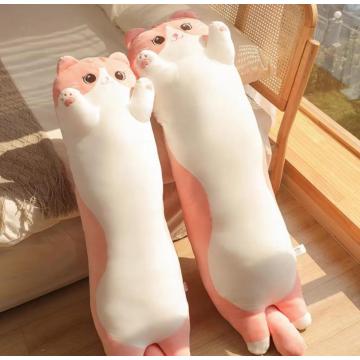 Coussin en peluche en peluche de bande de chat