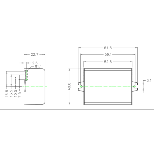 Драйвер святлодыёда пастаяннага току TINY DALI