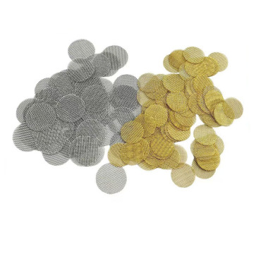 Factory Direct Stainless Steel Filter Net - Round Gold Hookah Filter 60 Mesh Combustion Net Gasket