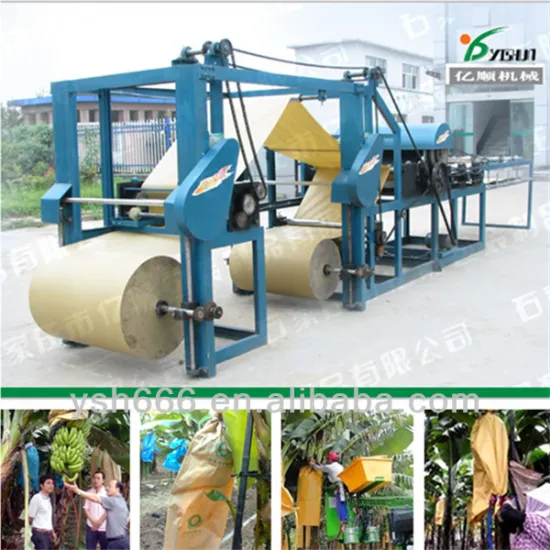 Banana protection bag making machine SMS008613021883028