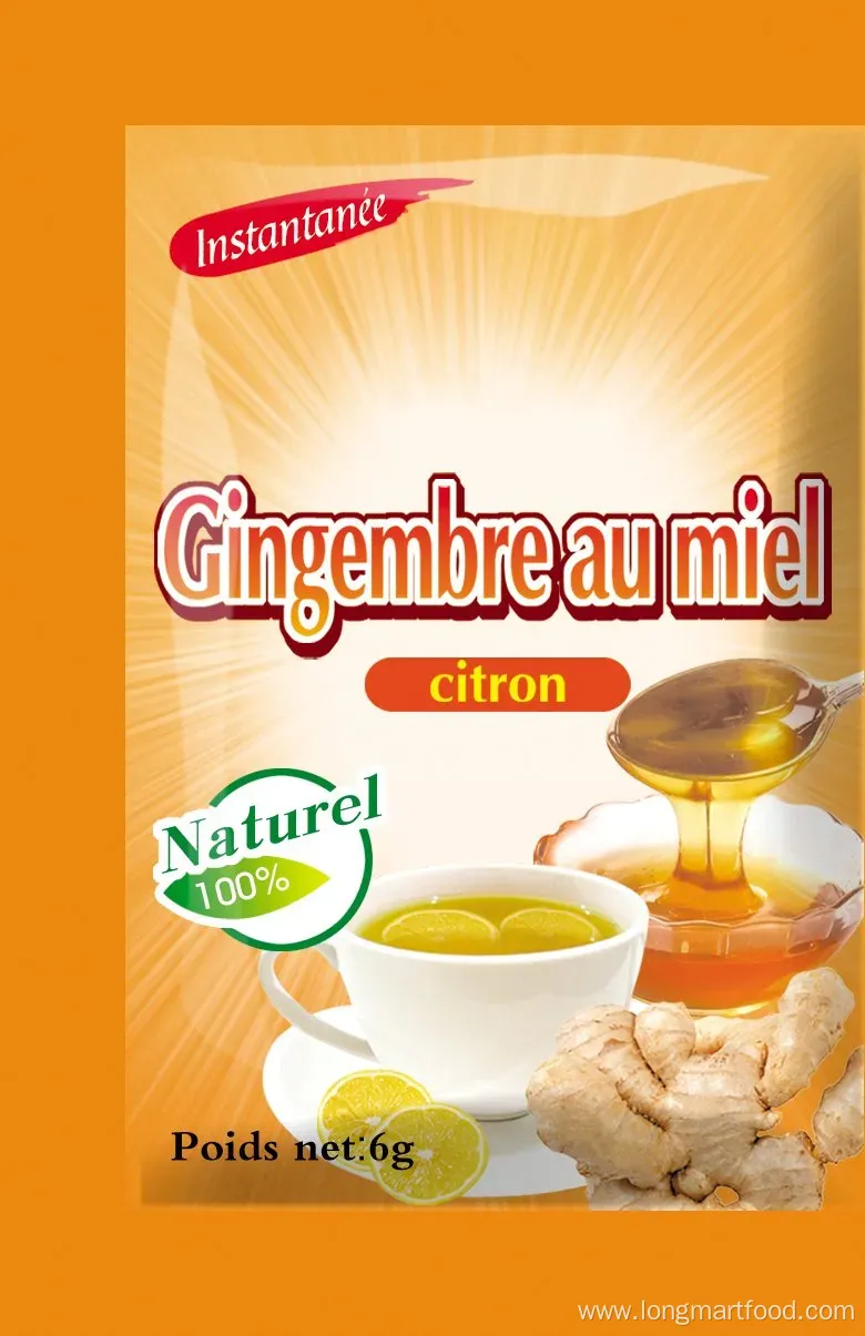 OEM Customized Packaging Herbal Tea with Lemon and Ginger Flavor