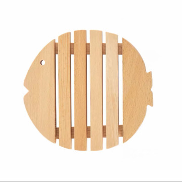 Thé créatif de forme différente sous-tracas en bois exquis en bois