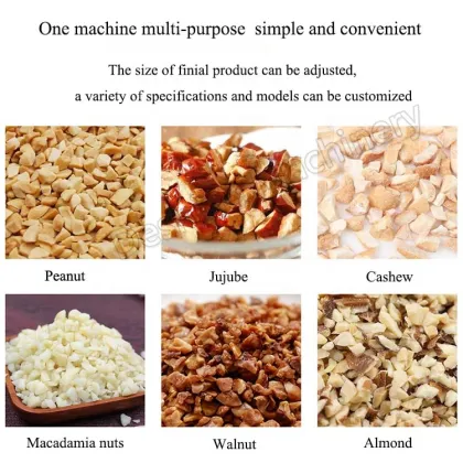 Peanut Nuts Processing Machine: Crushing, Chopping, and Grading
