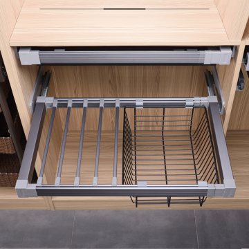 Metal Drawers Wardrobe Cabinet with Slide Rails for Shoes Display Shelf